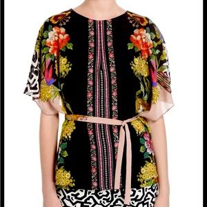 Etro Teri Floral Geometric Print Blouse